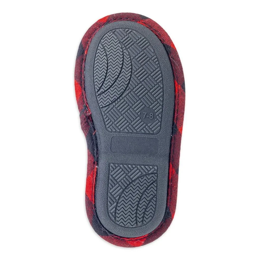 Toddler Boys Girls Kids BUFFALO CHECK Slippers Size 7/8 9/10 11/12 13/1 NWT